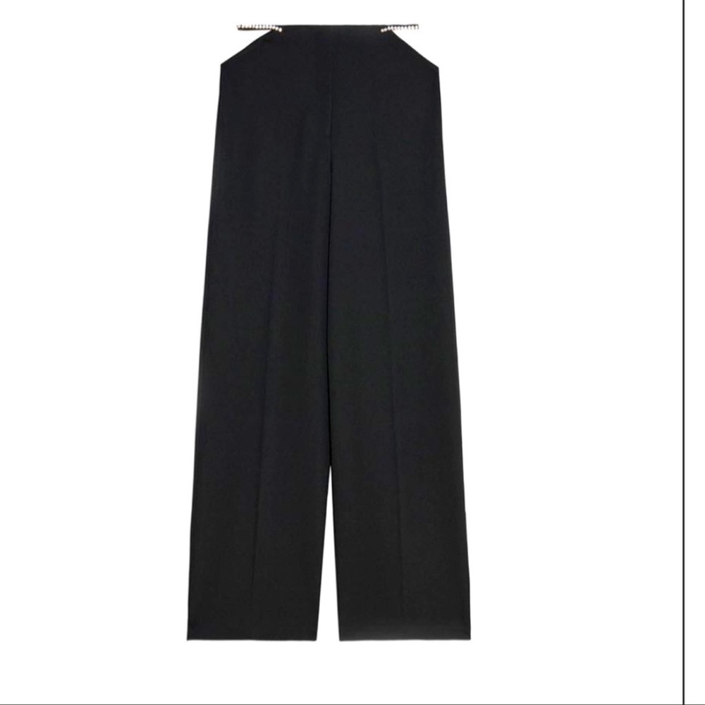 Danielle Bernstein weworewhat rhinestone Cutout pants - Picture 4 of 13